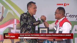PASAR MURAH PERTAMINA, BANTU WARGA PRASEJAHTERA DI JEMBER