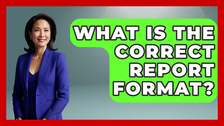What Is The Correct Report Format? - Law Enforcement Insider