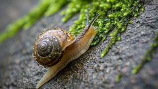 The Secret World of Snails: Nature's Slow Motion Wonders(cinematic)