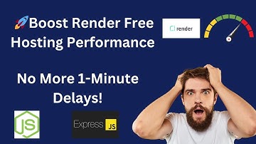 Boost Render Free Hosting Performance | No More 1-Minute Delays!