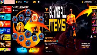 SCORCHING RING EVENT FREE FIRE FF  FREE FIRE NEW BUNDLE