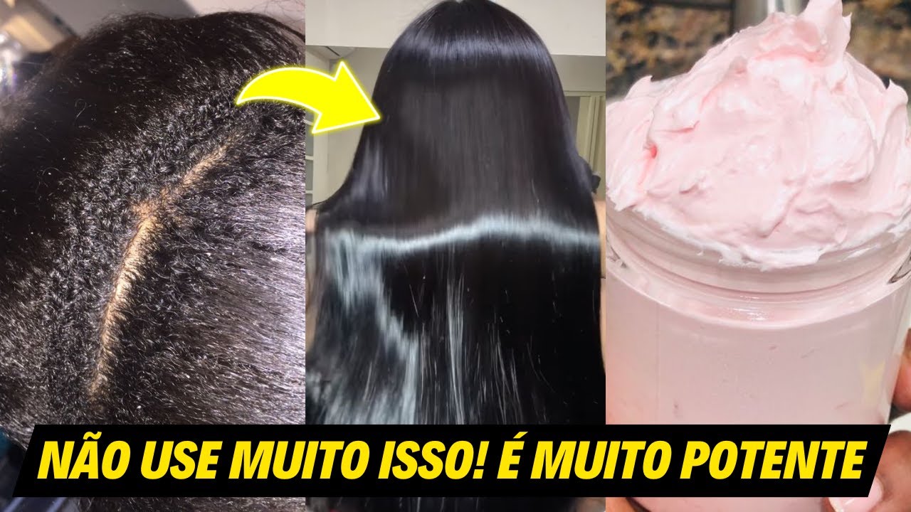 PROGRESSIVA CASEIRO DE MAIZENA – CABELO LISO ESTIRADO SEM QUÍMICA EFEITO CHAPINHA