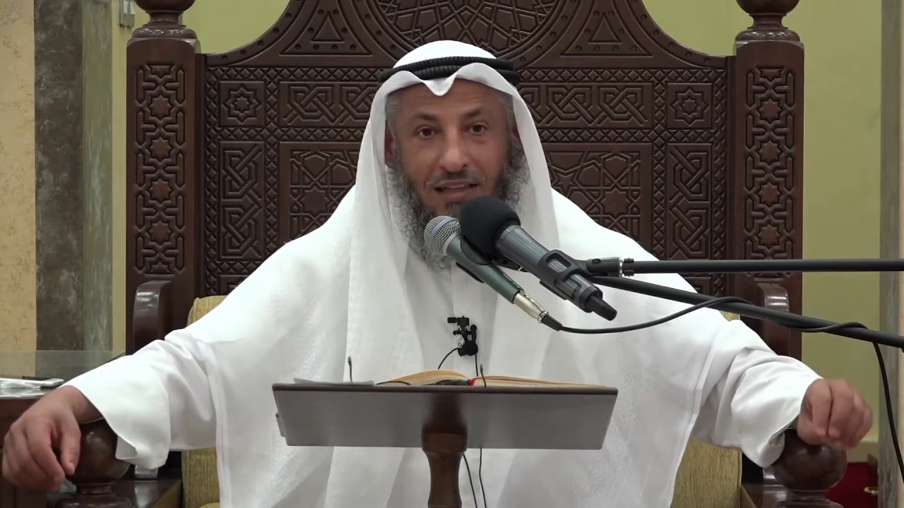 527-الخروج من المسجد بعد الأذان والإقامة  لا يجوز  إلا لعذر - الشيخ عثمان الخميس - دليل الطالب