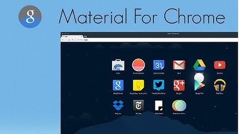 Unlock the new material design for Google Chrome