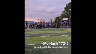 Mo Hash throws 172-6 . the view from the sector. #trackandfield #discus #middleschool