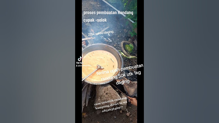 tradisional food,pengerjaan tradisional. Rendang kampung. #minang  #halal #rendang