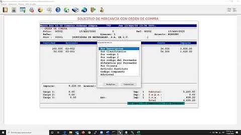 Proceso Básico Operativo ERP Macro Pro: Elaborar Orden de Compra