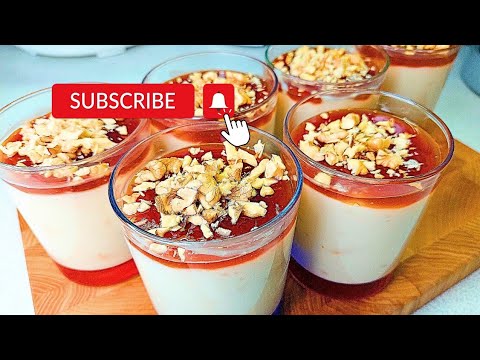 У вас есть молоко? / Сделайте этот чудесный десерт без духовки! / Мало ингредиентов 👍🔝