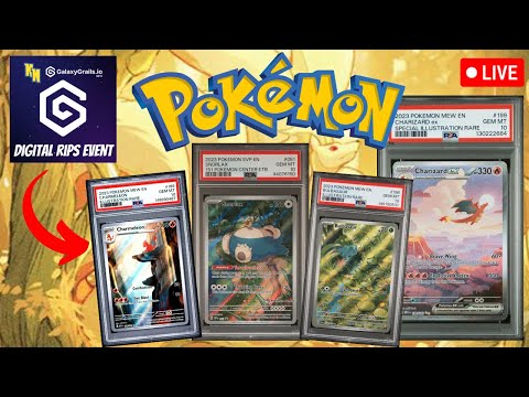 LIVE Pokemon DAYTIME GALAXY GRAILS! ENGLISH 151 GRAILS!
