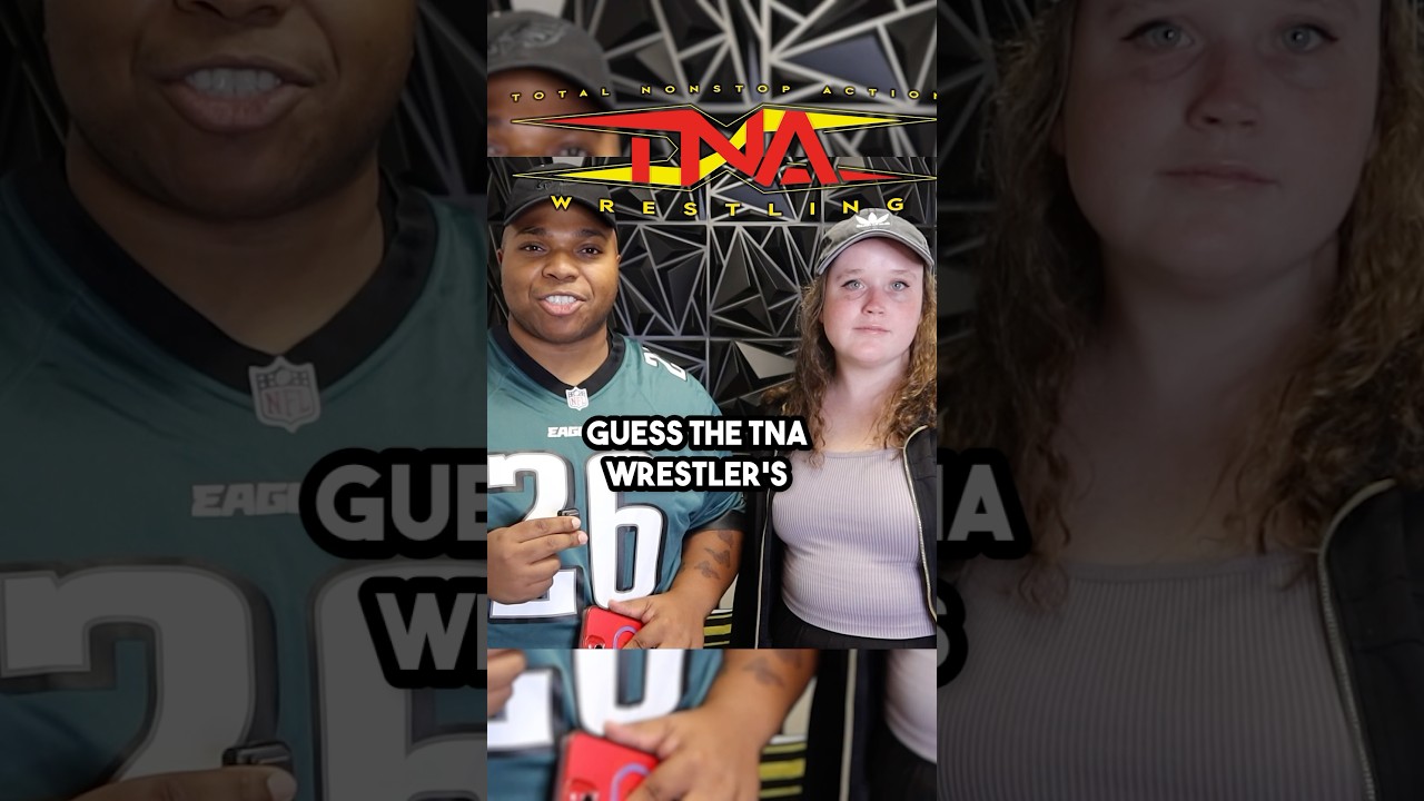 Девушка угадывает рестлеров TNA