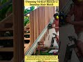 Trimming Vertical Slats for a Seamless Stair Match