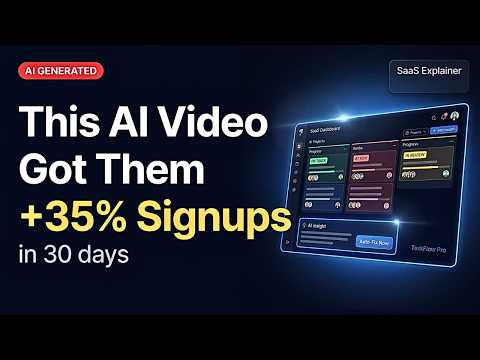 AI SaaS Explainer Video That Increased Signups by 35% | AI Video Production