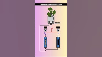 Simple DC Motor Forward And Reverse Circuit #dcmotor #shorts #forward #reverse #circuit