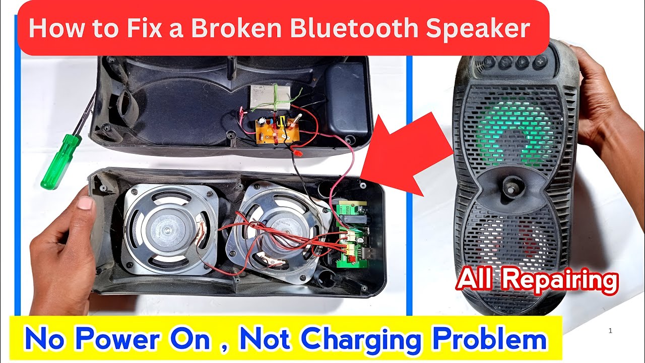 How to Fix a Broken Bluetooth Speaker | Easy Repair Guide! - YouTube