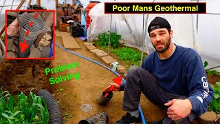 DIY Geothermal Fix & Operation - Water Removal & Importance Of This System In The Greenhouse