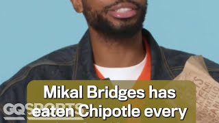 Mikal Bridges Has Eaten Chipotle Every Day for the Last 10 Years