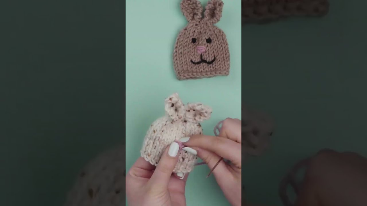 How to knit an egg cozy 🐰 