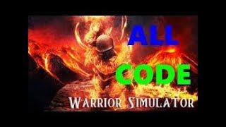 All Roblox Warrior Simulator Codes Youtube - kody do warrior simulator w roblox