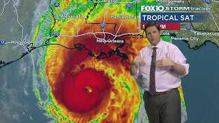 Hurricane Zeta Noon Update Wednesday Oct. 28, 2020