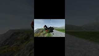 Jump into the abyss BeamNG.drive. #beamngphysics #beamngexperiments
