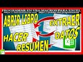 79 ❤️ Como ABRIR LIBRO 🔥 EXTRAER Datos y HACER RESUMEN en EXCEL VBA
