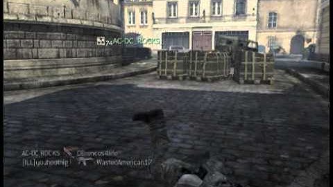 Long range knife kill, MW3