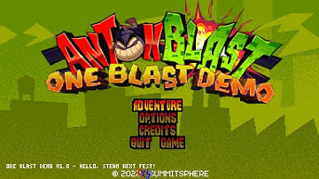 ANTONBLAST: One Blast Demo - Full Demo Gameplay [PC]