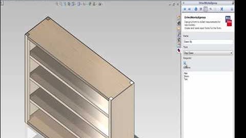 DriveWorksXpress - Creating Your Form - Drop Down Menu Control