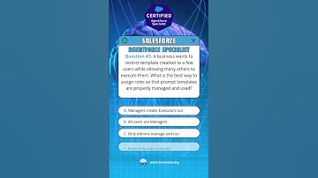 Salesforce Certified Agentforce Specialist Practice Exam Questions