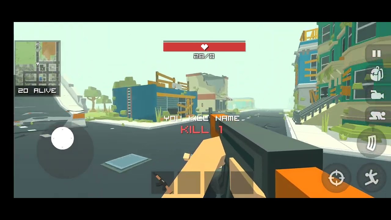 3DBlock Battlegrounds.io - Battle Royale Gameplay - YouTube