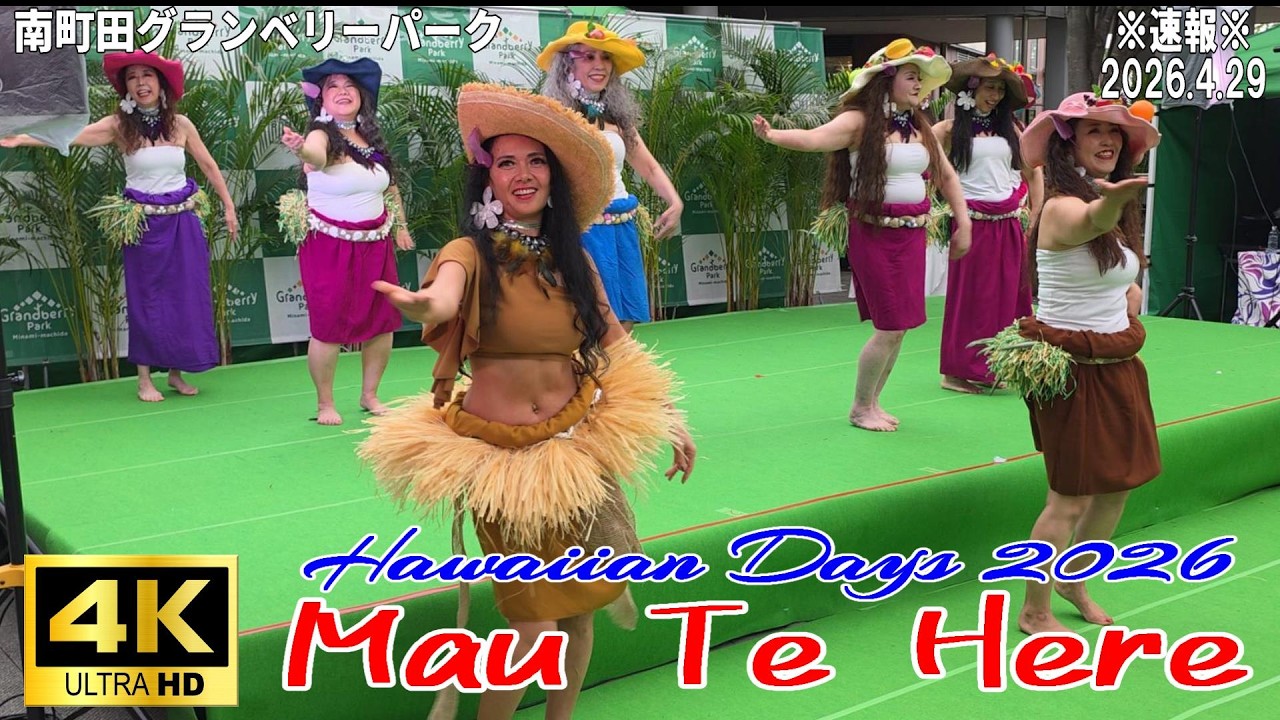 4K Japan】※速報※ 2026.4.29 ハワイアン デイズ 2026『Mau Te Here