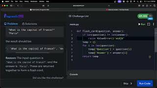 🎥  DSA the Python Way — Ep. 12: Build a Simple Flash Card in Python Wealth