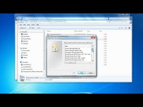 Access: Install ODBC Driver
