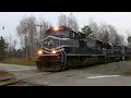 Saturday Southbound With SD70M #6435 On The Point