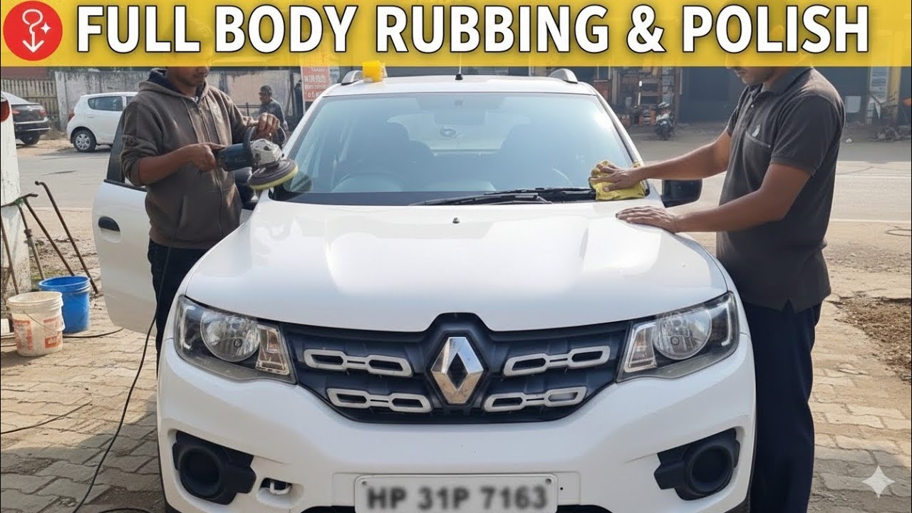 Renault Kwid Full Body Polishing & Paint Correction | Best Detailing Tips