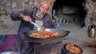 Afghanistan Village Life | Old Lovers' Cave Cooking Meets Modern Tastes