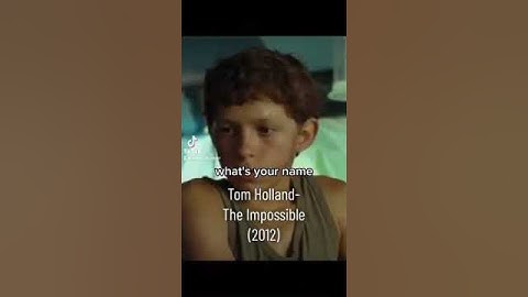 Tom Holland as Lucas Bennett in The Impossible (2012) #tomholland #impossible #beforetheywerefamous