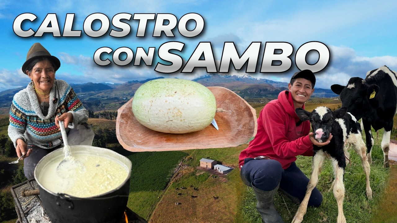 PREPARANDO CALOSTRA EN LEÑA (Junto a mi madre) | Edii Luu