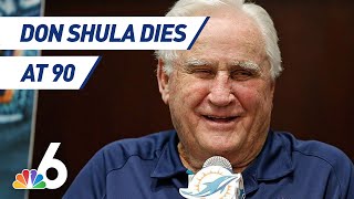 Legendary Miami Dolphins Coach Don Shula Dies at 90 | NBC 6