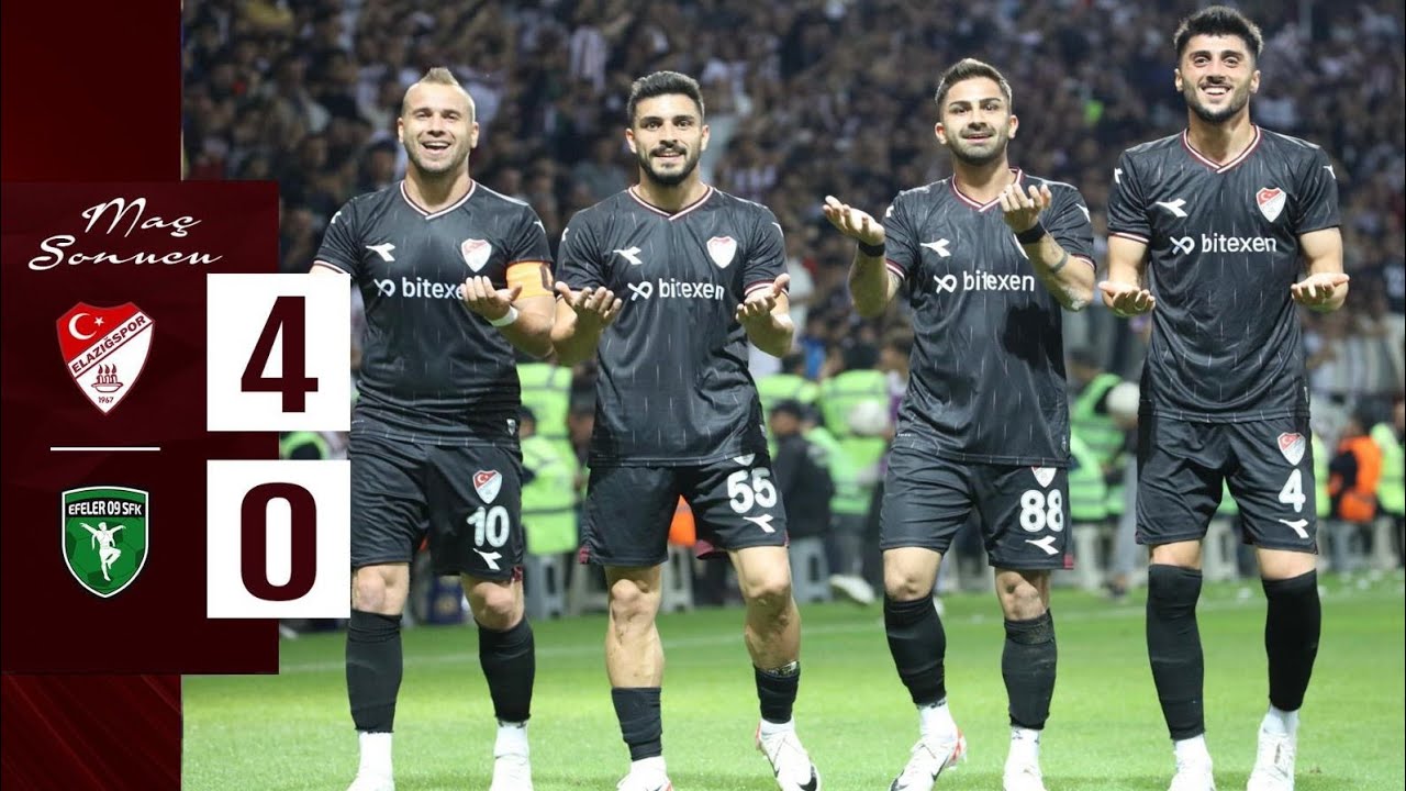 Elazığspor 4-0 Efeler 09 SFK | GENİŞ ÖZET | PLAY-OFF