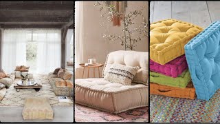Top 30 Ideas of Floor Pillows in 2023 | Floor Pillow diy | Home Decoration ideas