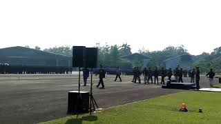 Satsikmil " Pemeriksaan Pasukan " ( Mars TNI ).