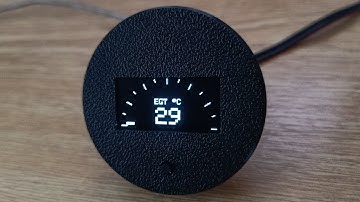 Arduino OLED EGT Gauge K-type Thermocouple