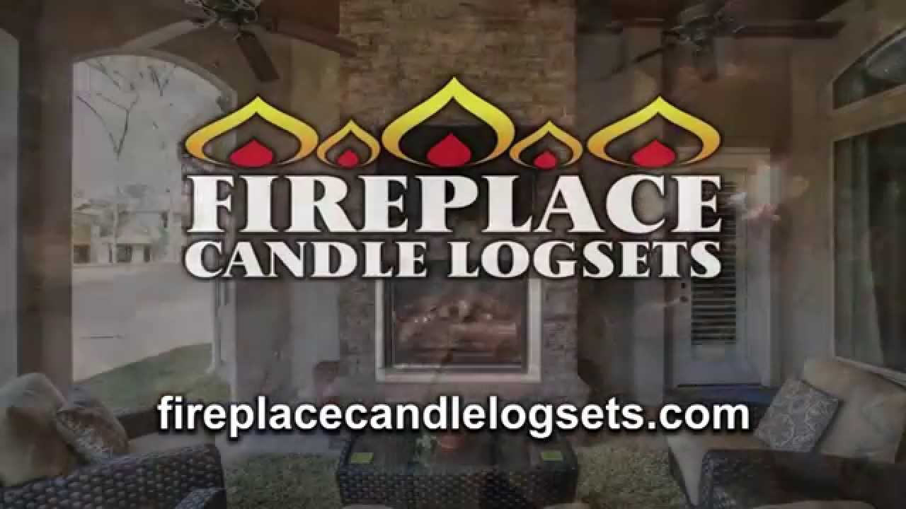 Fireplace Candle Logsets for Outdoor Fireplaces