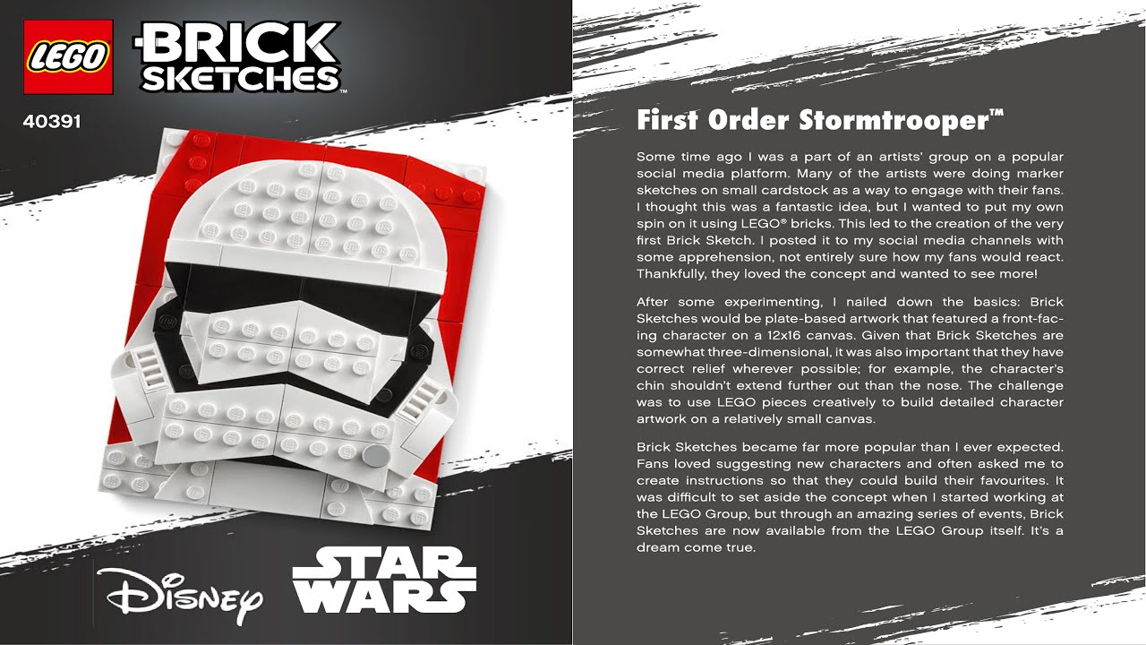LEGO Instructions - Brick Sketches - 40391 - First Order Stormtrooper - Star Wars