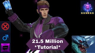Gambit 21.5 Million (Brilliant Rage) | Mutant Male ABX Silence - Marvel Future Fight