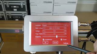 Meenjet MX1 Printer - Review of the System Settings Screen