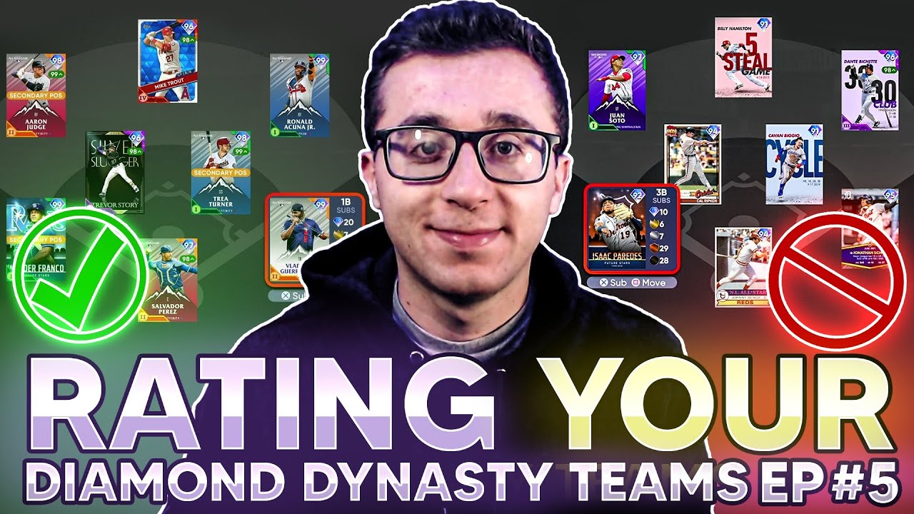 Rating YOUR Diamond Dynasty Teams in MLB The Show 21 Diamond Dynasty
