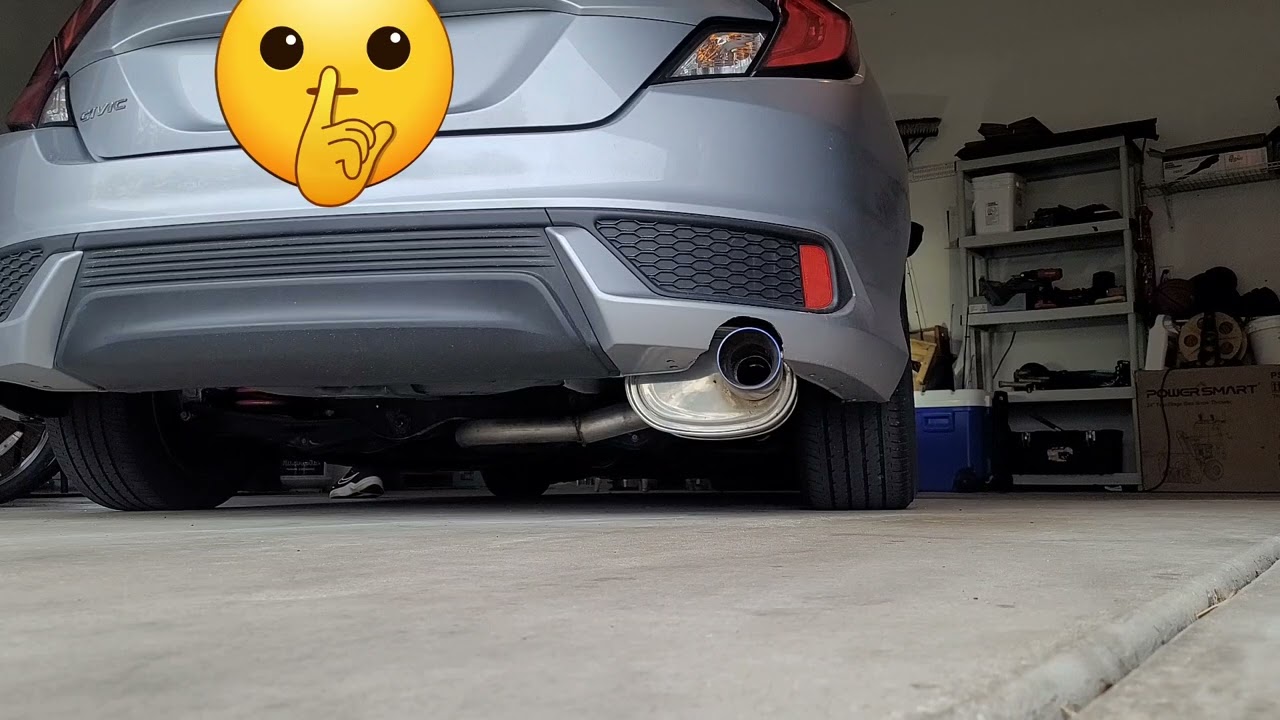 2017 Honda Civic Custom Megan Racing Exhaust Revs (Use Headphones)