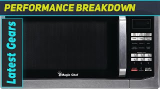 Magic Chef MCM1611ST 1.6 Cubic-Ft Countertop Microwave Stainless Steel Unboxing & Demo!